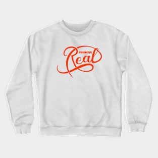 Real Prowess | Athletic Prowess | Sports Lover | Aesthetic Typography Crewneck Sweatshirt